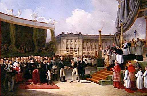 Inauguration du monument a la memoire de Louis XVI